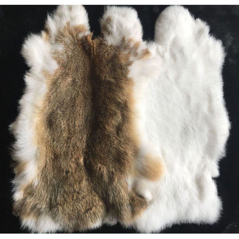 Home Textiles Sale - Nature Real Genuine Rabbit Fur Sale
