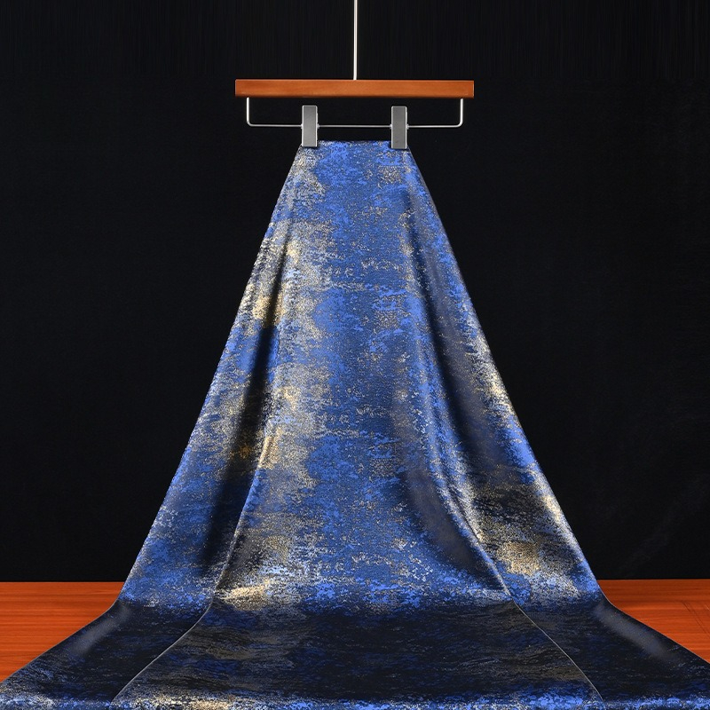 Retro Blue Gilded Gradient Tex - Home Textile review and price