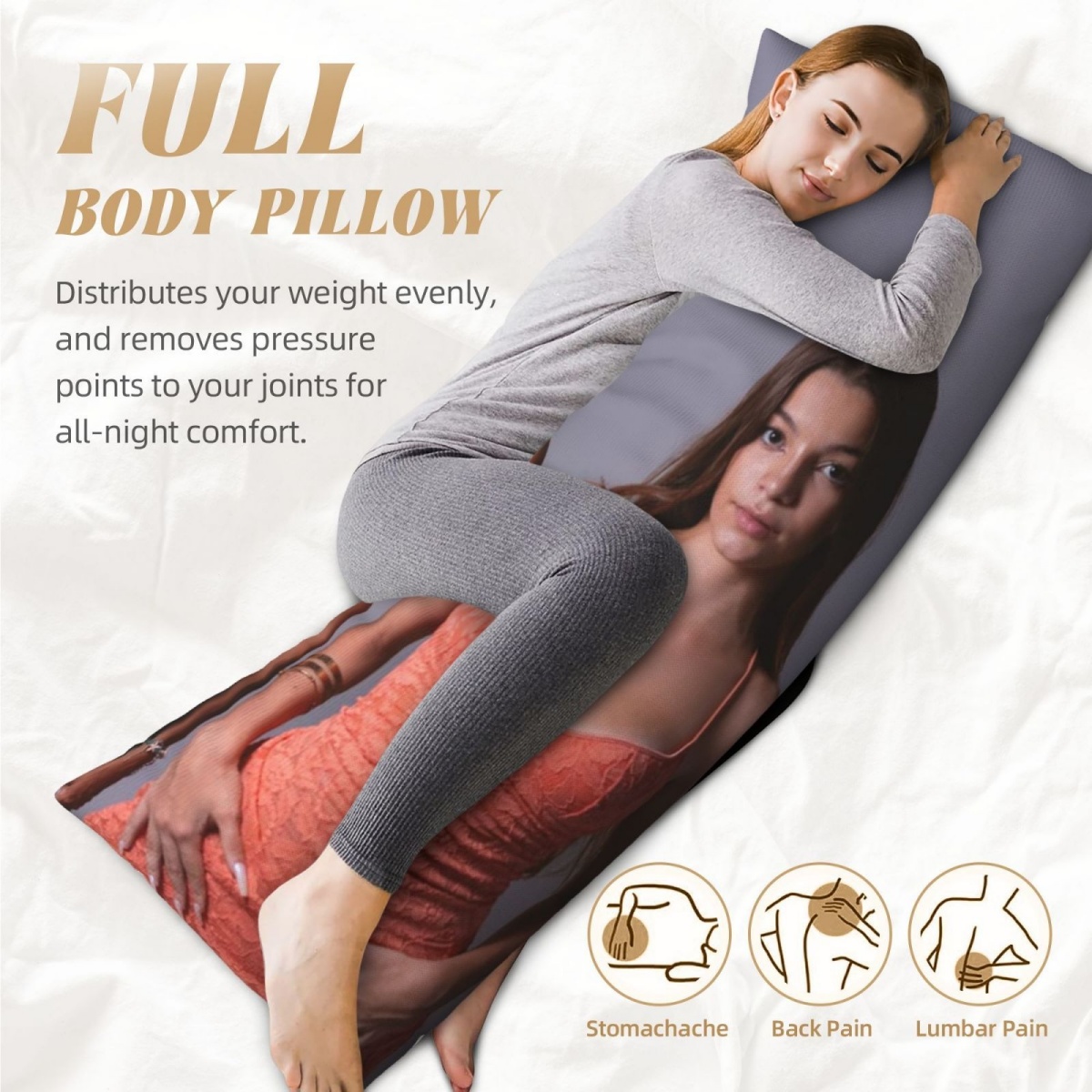 1 Custom Photo Body Pillowcase - Home Textile review and price